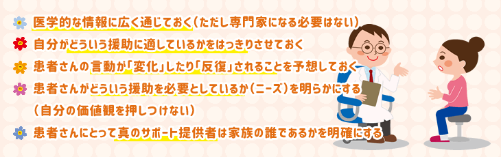 がん患者を支える家族の心得