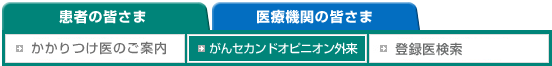 がんセカンドオピニオン外来